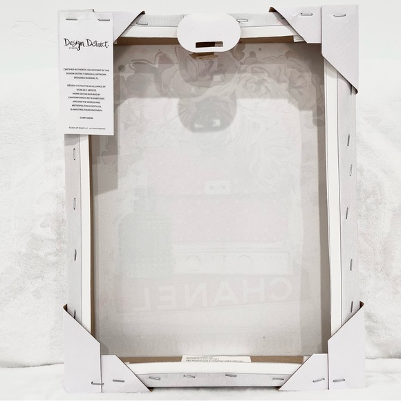 Design District Designer Canvas Wall Art With Gold Glitter NWT - Picture 5 of 5